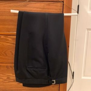 Black Tuxedo Dress Pants. Brand is not marked.